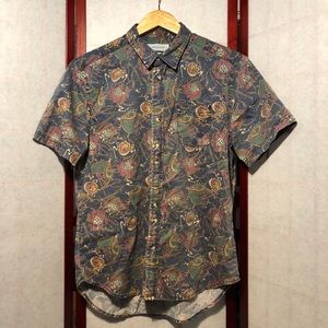 Urban Outfitters printed short sleeve button down
